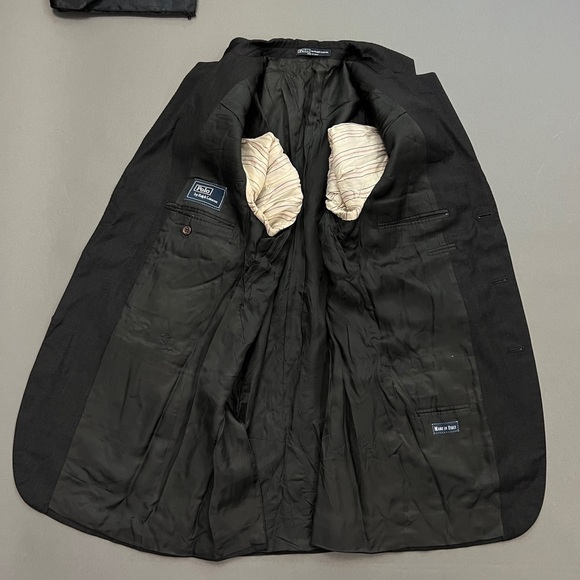 Polo Ralph Lauren Blue Label Sports Coat Blazer Jacket Virgin Wool 3 Button - Picture 4 of 8